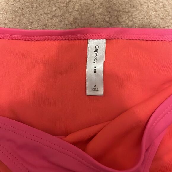 three Piece Pink Bikini 2 Tops and 1 Bottom. - Picture 3 of 6